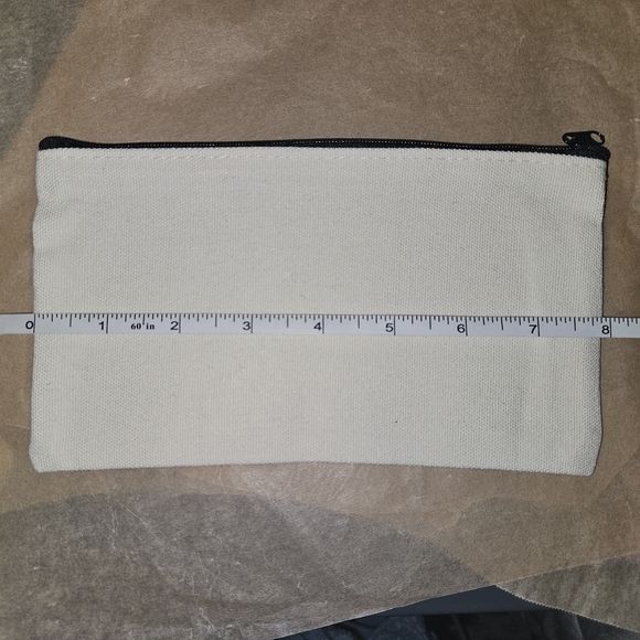 Canvas Pouch with Snarky Quote - Picture 2 of 3